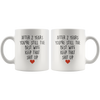 Image of [TL] YouNique Designs 2 Year Anniversary Coffee Mug for Her, 11 Ounces, 2nd Wedding Anniversary Cup For Wife, Two Years, Second Year, 2nd Year