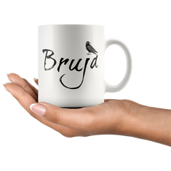 [Teelaunch] Bruja Magic Raven Crow Dark Coffee Mug 11 Ounce Tea