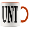 Image of [Teelaunch] Adult Humour Rude Gift Cup Ceramic UNT CUNT With Black Handle Ceramic Coffee Tea Mug Cup