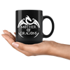 Image of VnSupertramp Mother of Dragons Black Coffee Mug 11oz - Personalized Mother's Day Gift - Game of Thrones Fans Lovers