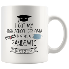 [TL] High School Graduation Mug 2021 | Quarantine Graduation Mugs | High School Graduation Gifts For Her | Gifts For Graduates