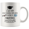 Image of [TL] High School Graduation Mug 2021 | Quarantine Graduation Mugs | High School Graduation Gifts For Her | Gifts For Graduates