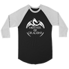 Image of VnSupertramp Mother of Dragons Women 3/4 Raglan Shirt For Mother's Day Gift Dragon Fans Lovers Mom Mommy - D1