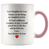 Image of [TL] Siuwud Dear Daughter-In-Law.Love, Your Mother-In-Law - Mug - Daughter-In-Law Gift - Daughter-In-Law Mug (Black2)