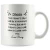 Image of [TL] Baby Bump Mug For Fathers Day, Best Pregnant Coffee Mug, Daddy Present From Unborn Baby First Father's Day Gift 11 OZ