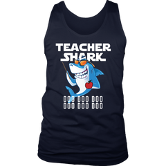 Teacher Shark District Men Tank Top Shirt Doo Doo Doo Plus Size Official VnSupertramp Apparel