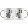 Image of [TL] Funny Mugs-Grandparent Coffee Mug Set Baba GIDO,11oz Ceramic Mug