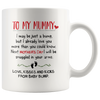 Image of [Teelaunch] to My Mummy Next Mother's Day I Will be snuggled in Your arms Mug, Mug from The Bump, Mother's Day Mug, 1st Mother's Day, Funny Mug Mug