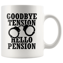 [TL] Younique Designs Police Coffee Cup 11 Ounce Retired Police Officer Gifts Police Retirement