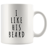 Image of I Like His Beard, I Like Her Butt Couples Funny Coffee Mug Set 11oz - Unique Wedding Gift For Bride and Groom - His and Hers Anniversary Present Husband and Wife - Engagement Gifts For Him and Her