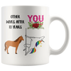Image of [TL] 10th Anniversary Wedding Gifts for Her, 10 Year Yr Celebration Present for Wife, Funny Unicorn Coffee Mug 11oz