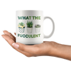 Image of [TL] DKISEE Succulent Mug What The Fucculent Mug Gardener Mug Plant Lover Mug Plant Gift Fucculent Gift Birthday Gift 11oz Mug Mug