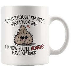 [TL] Ceramic Mug for Father's Day Gift Even Though I'm Not From Your Sack Mug Funny Coffee Tea Cup 350ml - C