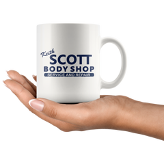 [TL] Keith Scott One Tree Hill Body Shop Carolina TV DT Ceramic White Coffee Mug