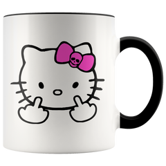 [TL] Hello Kitty Middle Finger Coffee Mug Fuck You