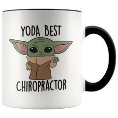 [TL] Yoda Best Chiropractor Mug, Best Chiropractor Ever, Baby Yoda Mug, Funny Gift for Chiropractor, World's Best Chiropractor, Chiropractor Gift,11oz