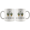 Image of [Teelaunch] AliceHitMood - Plant Lady Mug, Aloe You Vera Much Mug, Aloe vera Mug, Funny Valentine's Day Mug, Crazy Plant Lady Mug, 11oz Ceramic Coffee Mug/Cup, Gift Wrap Available