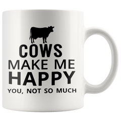 [TL] Funny Cow Coffee Mug - Sarcastic Farm Animal Lover Accessories - Cow Themed Gifts