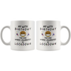 Image of [TL] 60th Birthday Quarantine Lockdown 2021 for Grandma Mom Dad Men Women Him Her | Pandemic Gifts for 60 Years Old | 1961 | 11oz White Mug D221-60