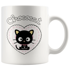 [Teelaunch] C-hococat Sweet Valentine Present Coffee Mug Ceramic Tea Cup Funny Novelty Mug for Men Women