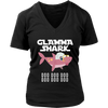 Image of Official VnSupertramp Glamma Shark Women V-Neck T-Shirt Doo Doo Plus Size XL-4XL