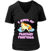 Image of VnSupertramp I Suck At Fantasy Football Women V-Neck Shirt Plus Size XL-4XL