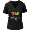 Image of Team Third Grade Women V-Neck Shirt Plus Size XL-4XL Back To School Official VnSupertramp Apparel