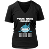 Image of Official VnSupertramp Personalized Grandma Shark Women V-Neck Shirt Plus Size