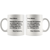 Image of [Teelaunch] Funny Mug - Dear Mom: Thanks for Putting up with a Bratty Child... Love. Your Favorite - 11 OZ Coffee Mugs - Funny Inspirational and Sarcasm - by A Mug To Keep TM