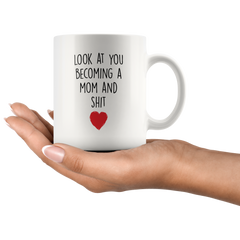 [TL] New Mom Mug - Funny Future Mother Coffee Cup for Mommy To Be - Great Gag Gift for Becoming First Time Mama or as Pregnancy Reveal