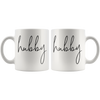 Image of [TL] Hubby and Wifey Mugs Set, Gift for Couple, Gift for Parents, Gift for Husband and Wife, Couple Mugs Set