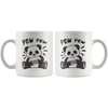 Image of [TL] Pew Pew Gamer Panda Mug, Funny Gaming Coffee Cup For Gamer Men Women, Cute Video Game Gift Idea For Gamers And Panda Lovers