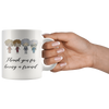 Image of [TL] carrotdnrl Golden Girls Ceramic Coffee Mug - Thank You for Being A Friend - Friendship Gift - Best Friends - Big Mug - Office Gift - Retro Tv - Quotes Mug 11 oz