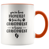 Image of [TL] YouNique Designs Pregnancy Announcement for Grandparents Coffee Mug, 11 Ounces, Soon to Be Grandparents Baby Announcement