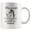 Image of [TL] Bitch please I¡¯m so fucking fabulous I pee glitter Funny Unicorn Coffee Mug Tea Cup Gift 11OZ Coffee Mug