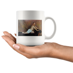 [TL] George Pose - By: Trinkets & Novelty - Tv Show Seinfeld Merchandise 11-oz Elaine Dance Little Jerry Kramer George Hennigans Human Fund Quote Coffee Tea Mug Cup Perfect Gift for Seinfeld Fan