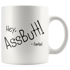 [TL] Supernatural Hey, Assbutt Castiel Coffee Mug (Old Edition)