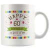 Image of [TL] 60th Birthday Gifts for Women - 1961 Birthday Gifts for Women, 60 Years Old Birthday Gifts Coffee Mug for Mom, Wife, Friend, Sister, Her, Colleague, Coworker - 11oz