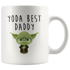 [TL] Funny Coffee Mug, Yoda Best Daddy Mug, Starwars Fathers Day Gift Cup, High Gloss Coffee Mug 11oz