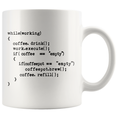 [TL] Coffee++ Program 11oz Coffee Mug Nerd Engineer Gifts for Men Science Mug Great Gag for Programmer Geeks Computer Science Developers Coders Ceramic Tea Mugs For Adults - By AW Fashions