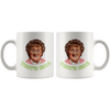 Image of [TL] Catchphrase Brown Mrs Nice Thats Browns Funny Boy Best Mug holds hand 11oz made from marble ceramic