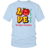 Image of VnSupertramp Personalized Love Apple Women Men Fourth Grade Teacher T-Shirt - Custom Name, School, Grade - Back To School 1st Day of School