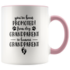 Image of [TL] YouNique Designs Pregnancy Announcement for Grandparents Coffee Mug, 11 Ounces, Soon to Be Grandparents Baby Announcement