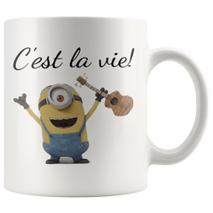 [TL] C'est La Vie- Funny Minions Coffee Mug - Unique Present Idea - 11OZ Ceramic Coffee Mug - Best Funny And Inspirational R9UL7B