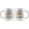 Image of [TL] 10th Quarantine Anniversary 2021 for Couple Wife Men Him Her | Gifts for 10 Years Marriage Party | Married 2011 | 11oz White Coffee Mug D217-10