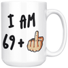 Image of [TL] Funny 70th Birthday Gift for Women Men Turning 70 Years Old Coffee Mug Best Adult Seventy Present Party Cup Idea for mom dad wife husband nana papaw 15oz