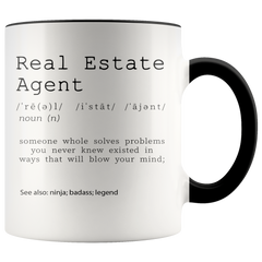 [TL] Real Estate Agent Coffee Mug Gift, Gift for Real Estate Agent, Appreciation Gift for Real Estate Agent, Real Estate Mug