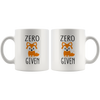 Image of [TL] Zero Fox Given - Funny Mugs For Women, Boss, Friend, Employee, Coworker, or Spouse Oh For Fox Sake Funny Inspirational and Sarcasm Office Mug Sarcastic Cup - 11 oz Coffee Mug Tea Cup - By CBT Mugs