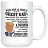 Image of [TL] Funny Donald Trump Great Dad Coffee Mug 15 OZ White