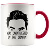 Image of [TL] Very Uninterested In That Opinion Mug, Mugs with Sayings, Schitt’s Creek Mug David, David Mug, David, Mug